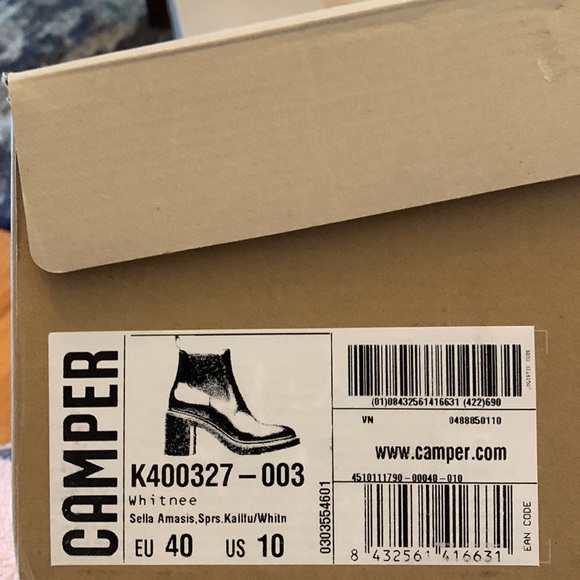 Camper K400327-003 Whitnee Ankle Boots in Brown - Picture 7 of 7